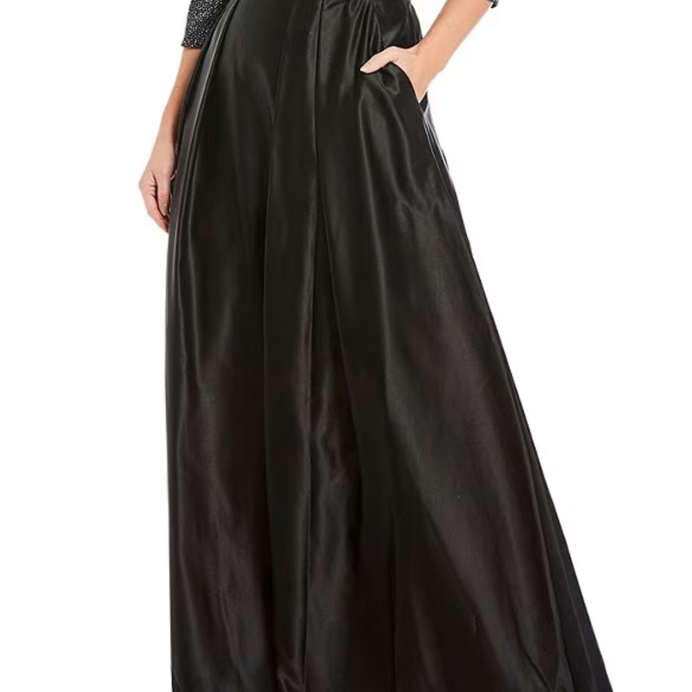 Alex evenings black ballgown skirt with pockets-skirt only!